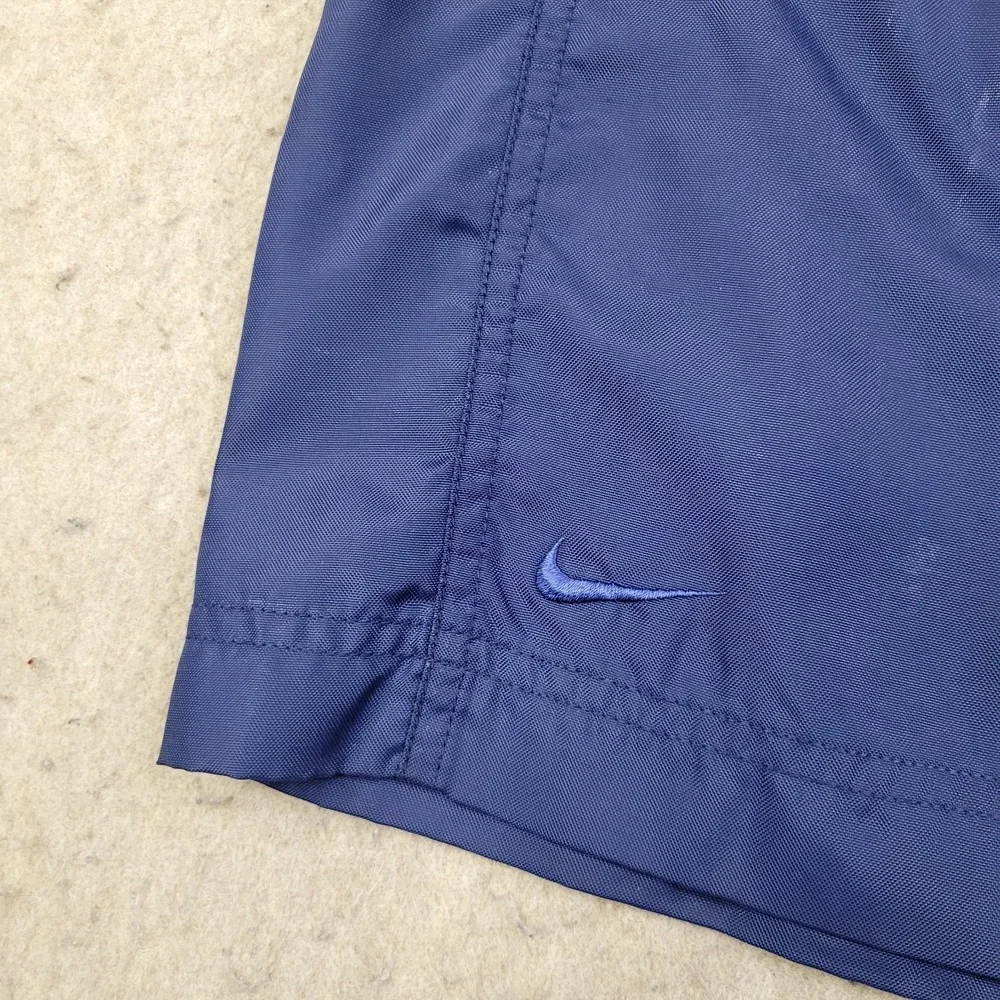 Vintage Nike Swimming Shorts‎ Mens XL Blue Lined 9